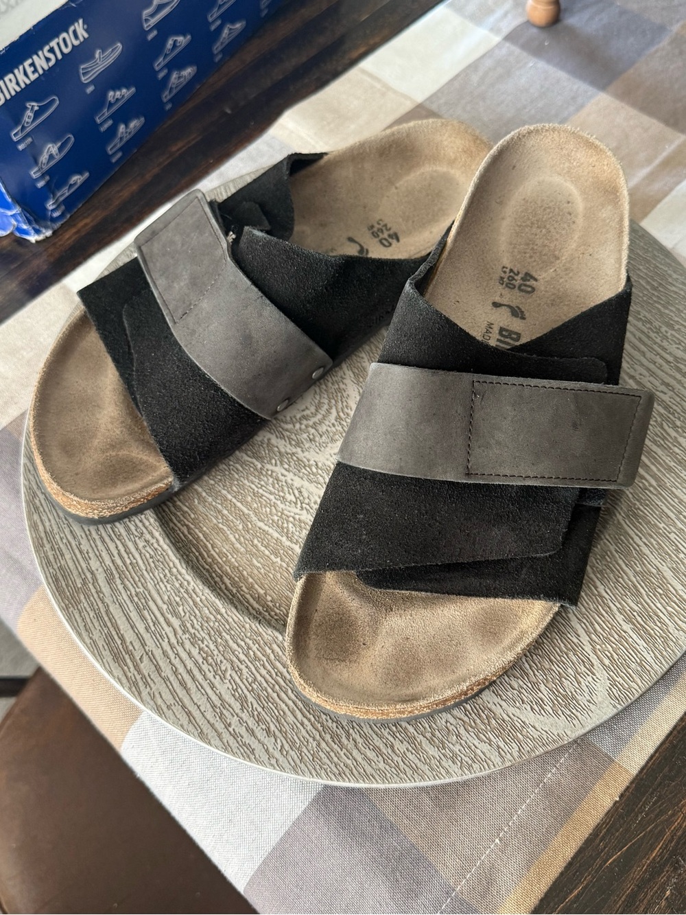 Birkenstock Black Kyoto Slides